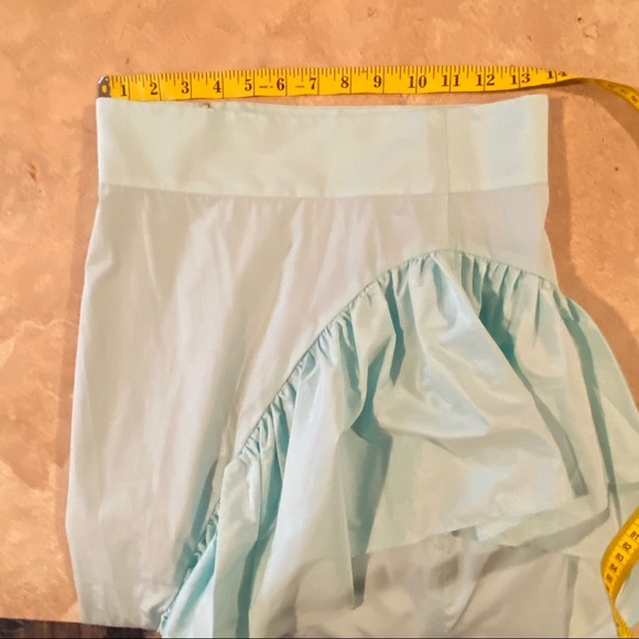 Milly Cascade side ruffle tie midi skirt - Picture 6 of 7